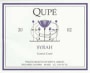 Qupe Central Coast Syrah 2002 Front Label