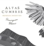 Lagarde Altas Cumbres Sauvignon Blanc 2013 Front Label