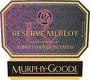Murphy-Goode Reserve Merlot Robert Young Vineyard 2000 Front Label