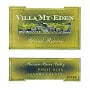 Villa Mt. Eden Russian River Pinot Noir 2000 Front Label
