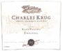 Charles Krug Napa Valley Zinfandel 2000 Front Label