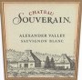 Chateau Souverain Alexander Valley Sauvignon Blanc 2002 Front Label