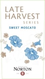 Bodega Norton Late Harvest Sweet Moscato 2013 Front Label