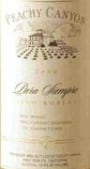 Peachy Canyon Para Siempre 1999 Front Label