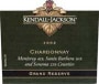 Kendall-Jackson Grand Reserve Chardonnay 2002 Front Label