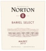 Bodega Norton Barrel Select Malbec 2013 Front Label