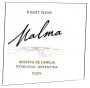 Bodega MALMA Malma Reserva de Familia Pinot Noir 2013 Front Label