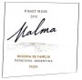 Bodega MALMA Malma Reserva de Familia Pinot Noir 2010 Front Label