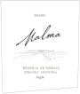 Bodega MALMA Malma Reserva de Familia Malbec 2011 Front Label