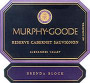 Murphy-Goode Brenda Block Reserve Cabernet Sauvignon 1997 Front Label