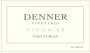 Denner Viognier 2012 Front Label