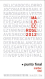 Bodegas Renacer Malbec Rose 2012 Front Label