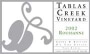 Tablas Creek Roussanne 2002 Front Label