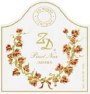 ZD Wines Carneros Pinot Noir 2001 Front Label