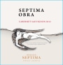 Septima Septima Obra Cabernet Sauvignon 2012 Front Label