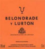 Belondrade y Lurton Rueda Superior Do Blanco 2000 Front Label