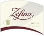 Zefina Sangiovese 2001 Front Label