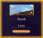 Falesco Syrah 2002 Front Label