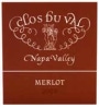 Clos du Val Merlot (375ML half-bottle) 2001 Front Label