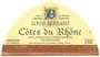 Louis Bernard Cotes du Rhone 2001 Front Label
