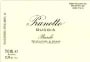 Prunotto Barolo Bussia 1998 Front Label