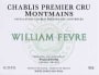 William Fevre Chablis Montmains Premier Cru 2001 Front Label