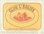Chateau Clos L'Eglise Cotes de Castillon 2001 Front Label
