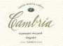 Cambria Viognier 2000 Front Label