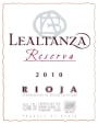 Bodegas Altanza Lealtanza Reserva 2010 Front Label
