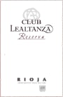 Bodegas Altanza Club Lealtanza Rioja Reserva 2008 Front Label