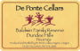 DePonte Baldwin Family Reserve Pinot Noir 2007 Front Label