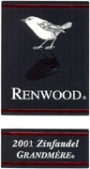 Renwood Grandmere Zinfandel 2001 Front Label