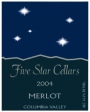 Five Star Cellars Merlot 2004 Front Label