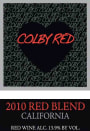 Colby Red Blend 2010  Front Label