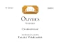 Talley Olivers Vineyard Chardonnay 2009 Front Label