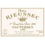 Chateau Rieussec Sauternes 1999 Front Label