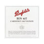 Penfolds Bin 407 Cabernet Sauvignon 2001 Front Label