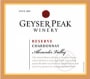 Geyser Peak Estate Reserve Chardonnay 2002 Front Label