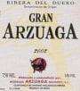 Arzuaga Gran Arzuaga 2002 Front Label