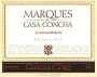 Concha y Toro Marques de Casa Concha Chardonnay 2003 Front Label