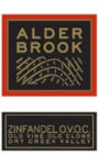 Alderbrook Winery Old Vine Zinfandel 2001 Front Label