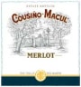 Cousino Macul Merlot 2003 Front Label