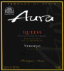 Aura Verdejo 2015 Front Label