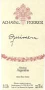 Achaval Ferrer Quimera 2001 Front Label