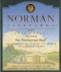 Norman No Nonsense Red 2000 Front Label