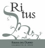 Bodegas Balbas Ritus 2005 Front Label