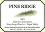 Pine Ridge Stags Leap Cabernet Sauvignon 2001 Front Label