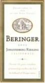 Beringer Johannisberg Riesling 2003 Front Label