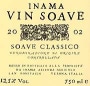 Inama Soave Classico 2002 Front Label