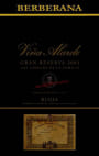 Berberana Vina Alarde Rioja Gran Reserva 2003 Front Label